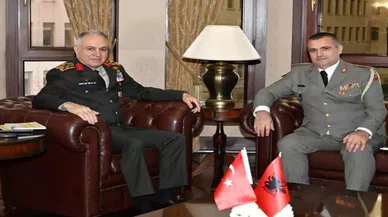 Genelkurmay Başkanı Gürak, Arnavut mevkidaşı Kıngjı ile görüşme yaptı