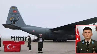 Şehit Nergiz'in cenazesi Erzurum'da