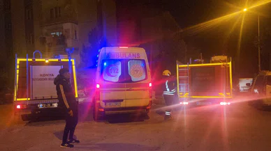 Konya'da korkutan yangın: 2 kişi yaralandı