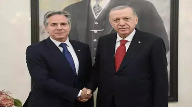 Cumhurbaşkanı Erdoğan, ABD Dışişleri Bakanı Blinken'le görüşme yaptı