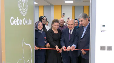 Konya Şehir Hastanesi'nde yenilenen gebe okulu hizmete başladı