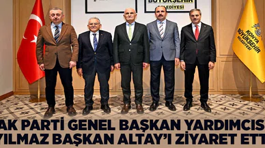 Yusuf Ziya Yılmaz, Konya Büyükşehir Belediye Başkanı Altay’ı Ziyaret Etti