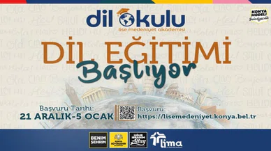 Konya'da 9. ve 10. sınıf öğrencilerine dil okulu açıldı
