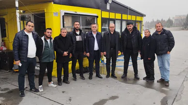 Magandalar tarafından katledilen 20 yaşındaki Eren'in durağına anlamlı ziyaret