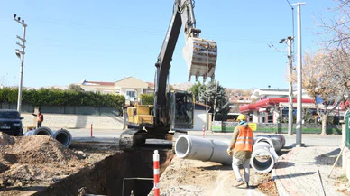 Konya'da yeni su ve kanalizasyon hatları kuruluyor