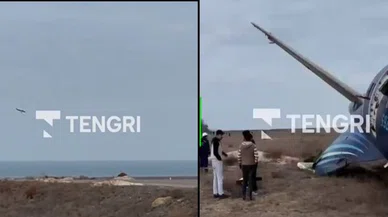 Azerbaycan Hava Yolları'na ait yolcu uçağının düşürüldüğü açıklandı