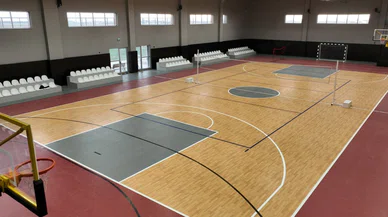 Konyalı Belediye'den Örnek spor salonu
