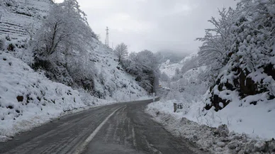 Konyalı sürücüler asırlık hayalden kaçıyor. Kuş Yuvası yolu kışın aşılamıyor