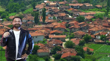 Ünlü komedyen Konya'nın köyündeki çocukların yüzünü güldürdü
