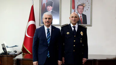 Konya'nın yeni Emniyet Müdürü göreve başladı. İlk ziyaret gerçekleşti