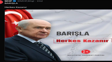 MHP'den "Barışla herkes kazanır" paylaşımı