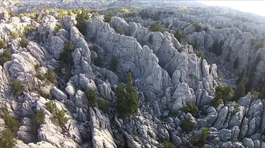 Konya'dan Antalya'ya gidenler bu manzarayı görüyor. Ürkütücü efsaneleri var