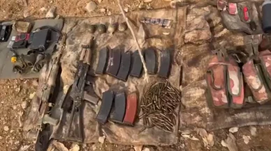 Irak'ın Kuzey'inde PKK'ya ait çok sayıda silah ele geçirildi