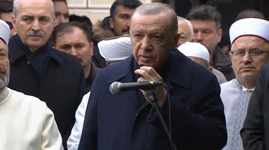 Cumhurbaşkanı Erdoğan Bolu'da cenaze törenine katıldı