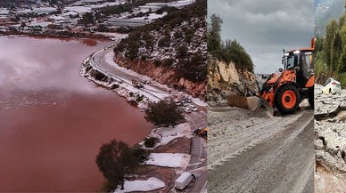 Antalya'da sel ve dolu vurdu