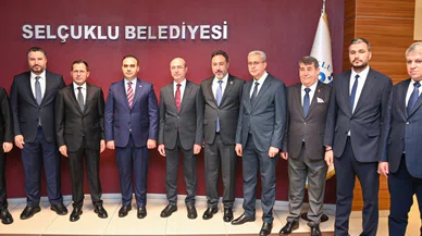 Bakan Kacır, Selçuklu Belediyesi'ni ziyaret etti
