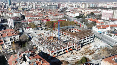 Konya'nın kalbinde tarihi yıldız yükseliyor. 3 ayda 3'üncü kata ulaşıldı