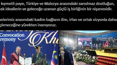Cumhurbaşkanı Erdoğan'a fahri doktora unvanı verildi