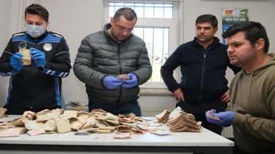 Yakalanan dilencinin parasını 4 kişi sayamadı