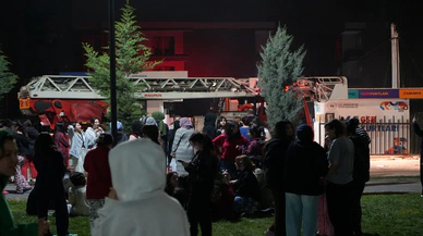 Kız yurdunda yangın felaketi bakın nasıl önlendi
