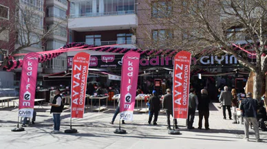 Konya'da ucuza kıyafet isteyenlere yeni rota: 3 adet eşarp 100 TL