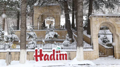 Konya’daki beyaz bereket Hadim’de kartpostallık görüntü oluşturdu