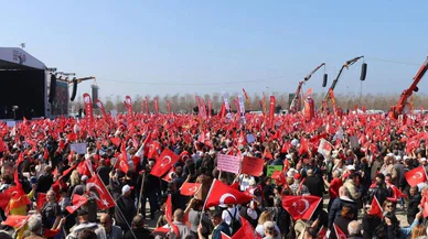 CHP mitingi, imamoğlu yapay zeka ile mitinge katıldı