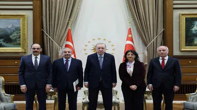 Cumhurbaşkanı Erdoğan, DEM Parti heyetini kabul etti
