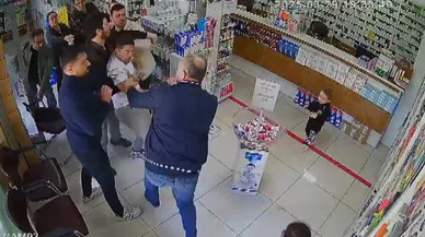 Konya'da "Sıra beklemek zorunda mıyız?" sorusu eczaneyi boks ringine dönüştürdü