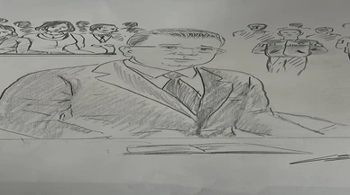 Adliye ressamından Ekrem İmamoğlu resmi!