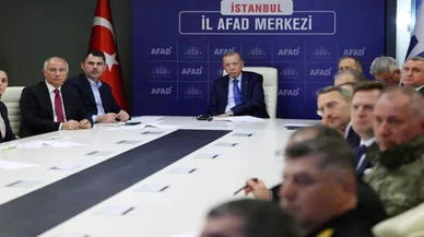 Cumhurbaşkanı Erdoğan kriz toplantısına başkanlık etti