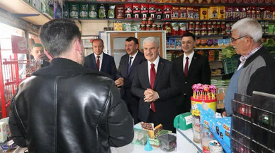 Konya Valisi şehrin kirazıyla ünlü ilçesine gitti
