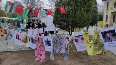 Konya'nın Gazze Sokağı yürekleri yakıyor. Filistin'de zulüm sürüyor