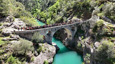 Konya ile Antalya arasında yeni yol açıldı. Vatandaşlar eşsiz manzaraya tanıklık edecek