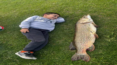Tam 14 kilo: Türkiye'nin en büyük turna balığını yakaladı