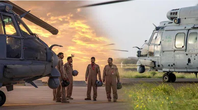 Konya'ya Arabistan kurtarma helikopteri geldi. Dünyanın gözü burada