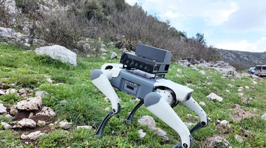 Ne kangal, ne malaklı, ne de akbaş, robotik köpek Aybars silah kuşandı