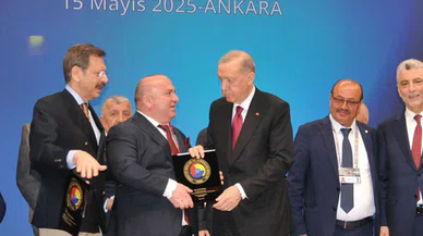 Konya'nın tanınan iş insanı Cumhurbaşkanı Erdoğan'dan ödül aldı. Zincir marketleri var