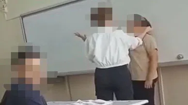 Okulda öğretmenden öğrenciye şiddet