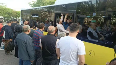 İstanbul'da halk otobüsleri kontak kapattı: İnsanlar yolda kaldı