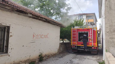 Konya'da müstakil evde yangın