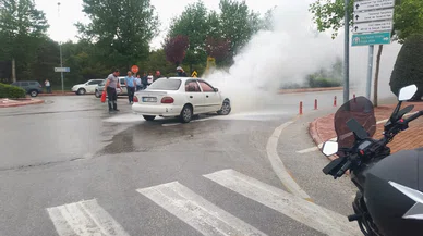 Selçuk Üniversitesi'nde yangın paniği