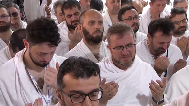 Arafat'ta gözyaşları sel oldu