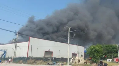 Kocaeli'de fabrika yangını