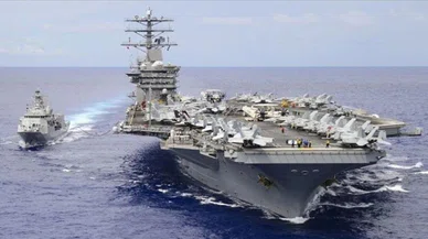 ABD uçak gemisi USS Nimitz rotayı Ortadoğu'ya çevirdi
