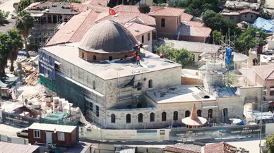 Tarihi Habib-i Neccar Camii yeniden hayat buluyor. Konya Büyükşehir üstlenmişti