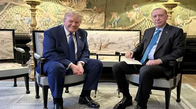 Cumhurbaşkanı Erdoğan, ABD Başkanı Trump ile görüştü