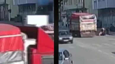 Konya'da 15 yaşındaki kızın hayatını kaybettiği kaza kamerada