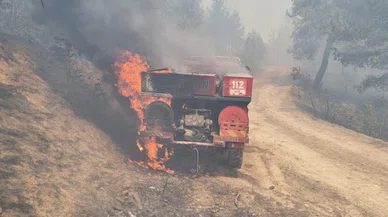 Sakarya'daki yangında felakete ramak kaldı