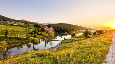 Konya'nın Karadeniz yaylalarını aratmayan cennet köşesi çekim merkezi oldu